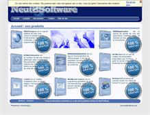 Tablet Screenshot of neutssoftware.com